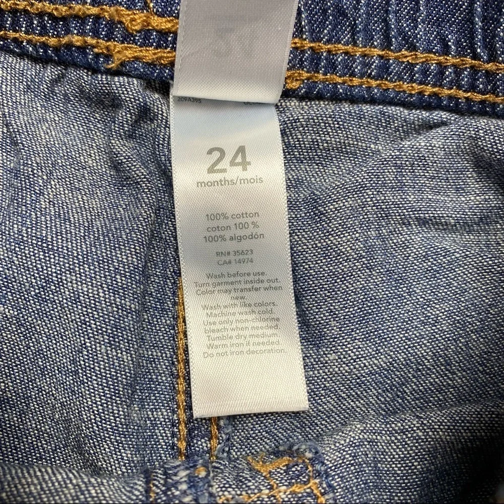 Carters Little Boys 24 Months Elastic Waist Jeans